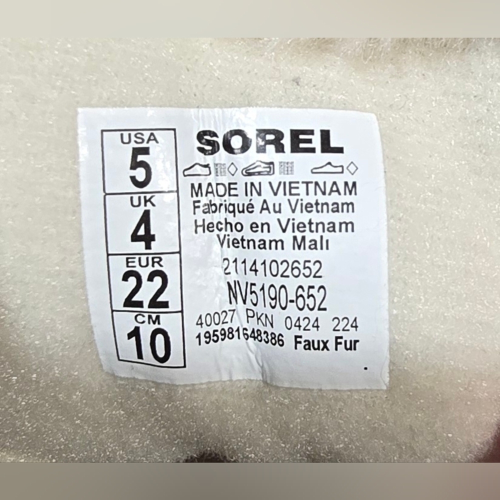 Sorel Snow Commander Toddler Boots Size 5 - Picture 4 of 4